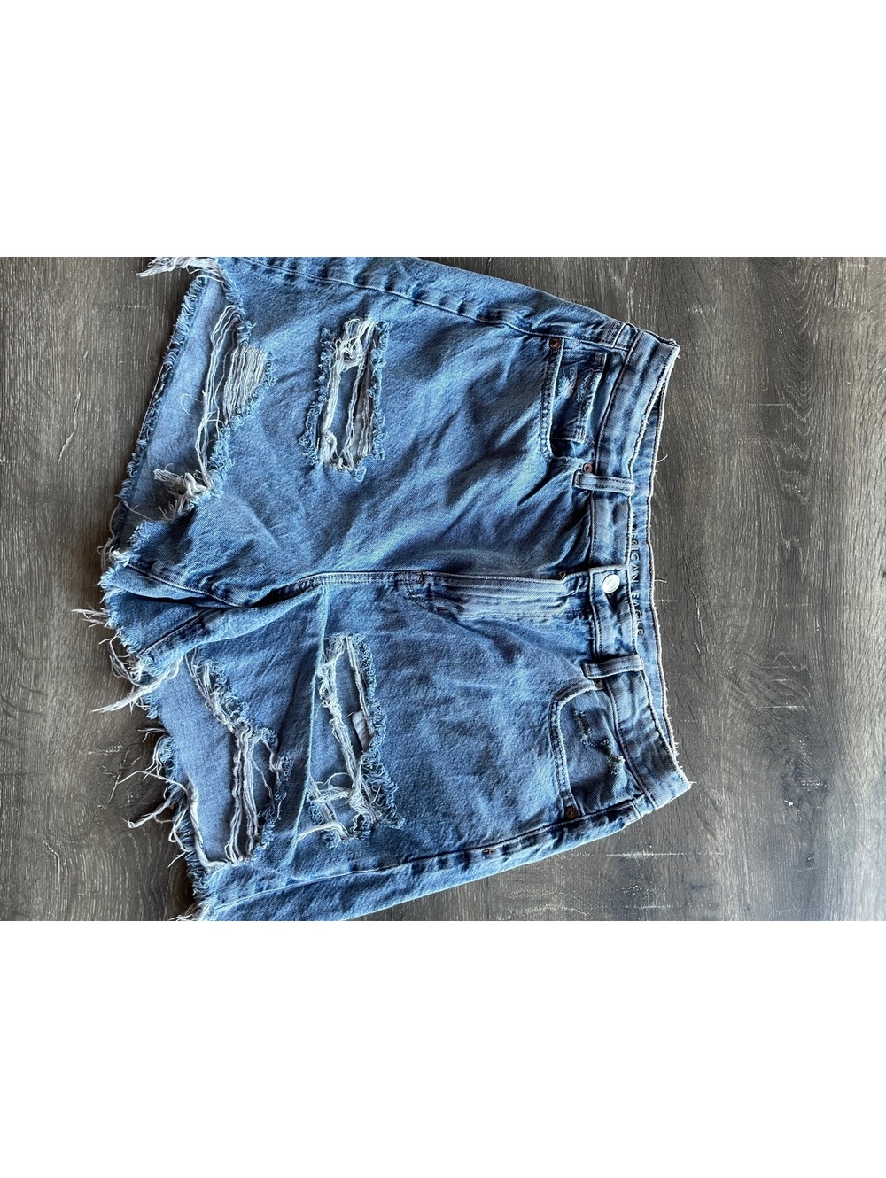 American Eagle Distressed Denim Shorts Size 12